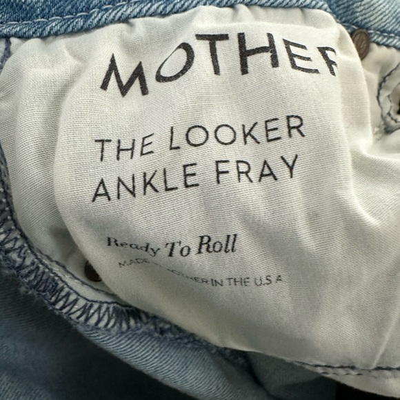 MOTHER The Looker Ankle Fray Jean Ready To Roll - Picture 5 of 6